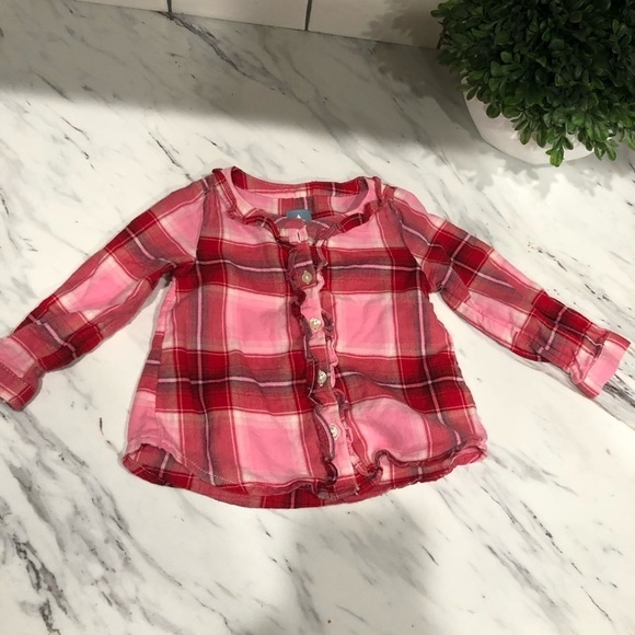 GAP Other - Baby gap pink and red flannel